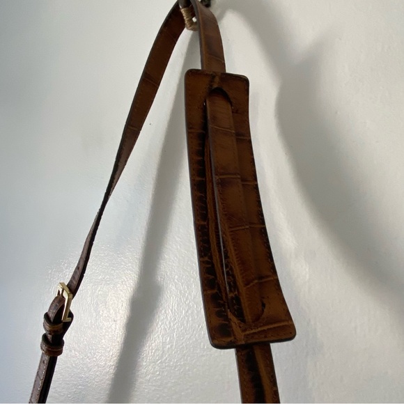 GILI Got It Love It genuine leather Croc embossed handbag purse NWOT - Picture 4 of 13